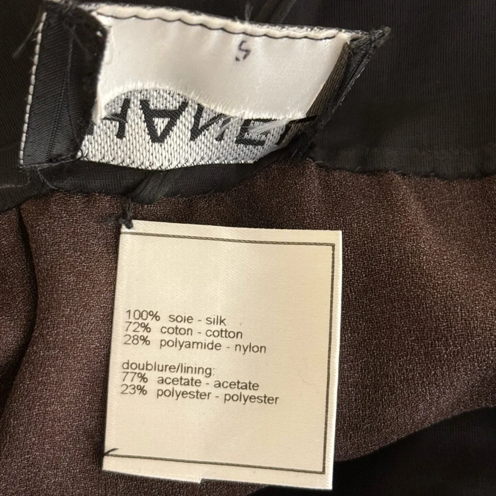 CHANEL FW/1998 RUNWAY VINTAGE CC LOGO SHEER LACE SILK EVENING GOWN - Picture 10 of 15